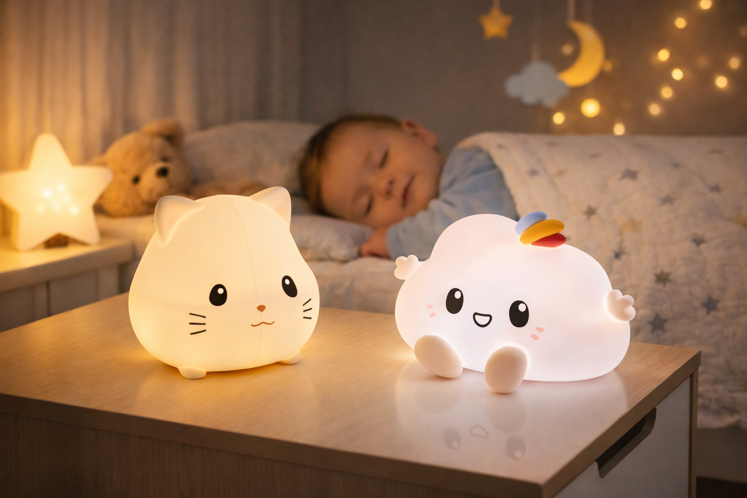 Lampka silikonowa dla dzieci